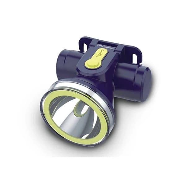 Radhe Agri Rechargeable Head Torch, Lithium-ion USB, 3W-500m Range, 3 Modes Belt Adjustable, Lighting Solution For Farmers, Outdoor Workers - Image 2