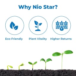 Nio Star - Superior Plant Growth Promoter and High-Performance Yield Enhancer (Fulvic Acid + NATCA + Organic Enzyme + Emulsifier) 3