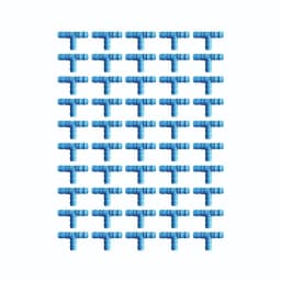 ShivSuraj 16mm Tee Connector, Drip Irrigation Accessories, Connectors For Gardening Plant 3