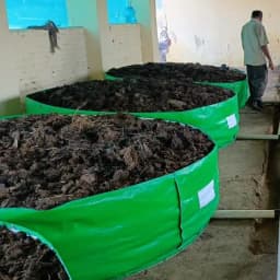 Greeno Biotech Round Vermi Compost Bed, 450 GSM, Durable, & Self Standing, Ideal For Farms, Gardens And Organic Waste Management 6