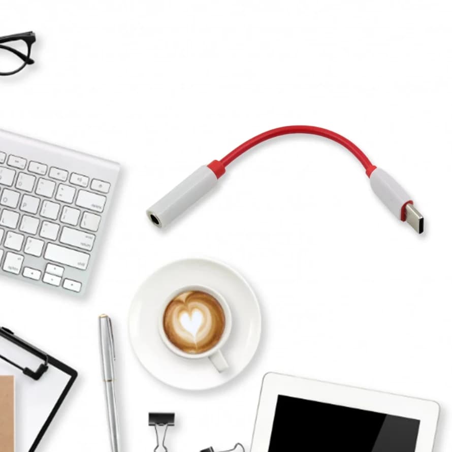 USB Type C To Headphone Jack Audio Connector, Noise Cancelling Headphones Jack Converter Splitter Audio Adapter Compatible - Image 3