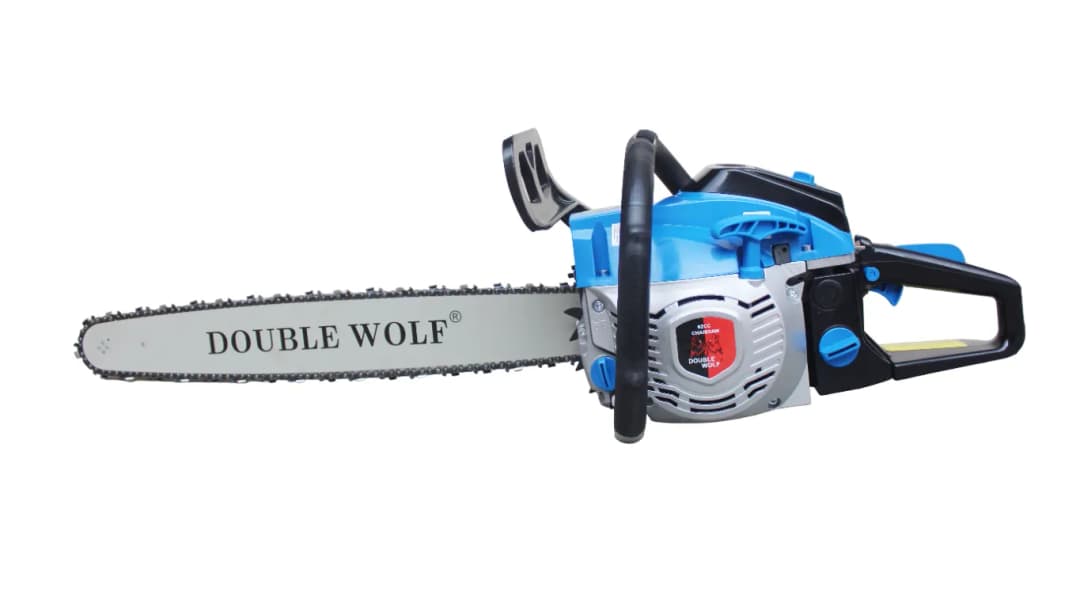 Double Wolf 62CC Heavy Classice Chainsaw, 2-Stroke Petrol Engine, Used In Forestry And Agricultural Work. - Image 3