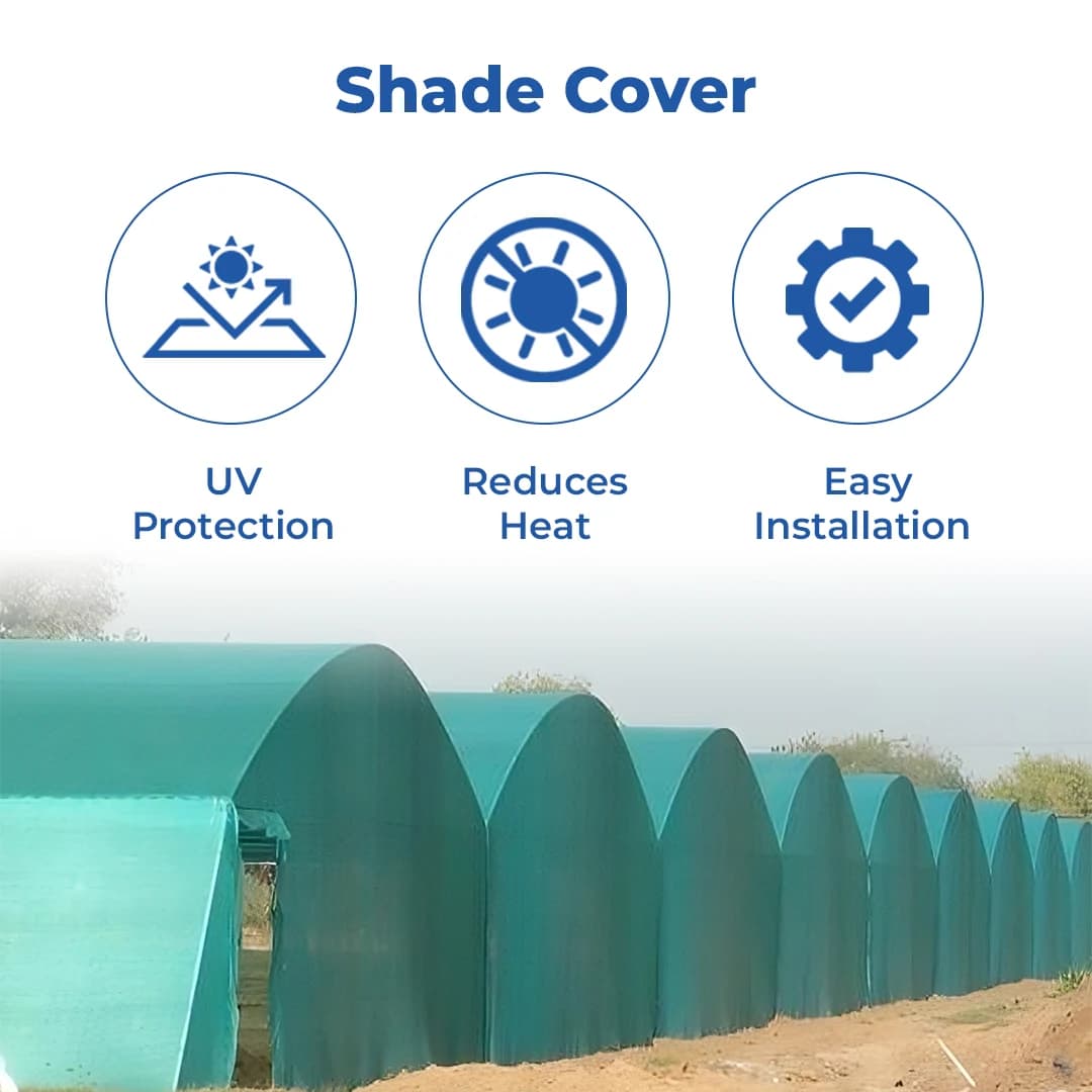 Anil Packaging Garden Shade Net 75% Shade , Sun Protected, UV Stabilized Material - Image 3