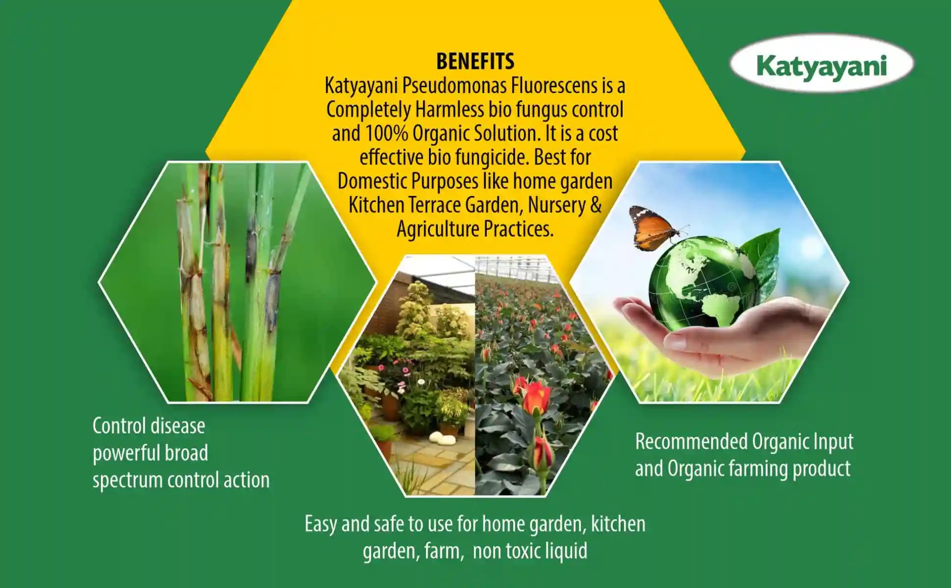 Katyayani Striker Pseudomonas Fluorescens Liquid Bio Fungicide, Effective Disease Control For Healthier Crops - Image 4