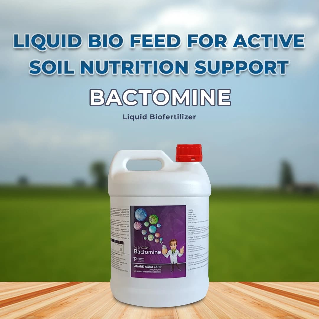 Aanad Agro Dr. Bacto\'s Bactomine, Liquid Biofertilizer, Helps In Restoring Soil Biodiversity and Fertility to Improve Crop Yield - Image 2