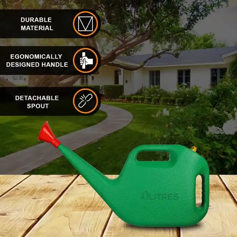 CropKraft Garden Watering Can, Made From High Quality Material Large Area Cover Without Constant Refills - Image 3