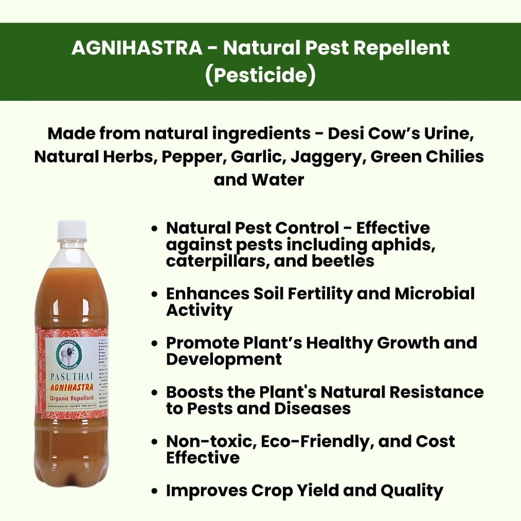 Pasuthai Agnihastra Natural Pest Repellant, Increases Plant\'s Resistance, Improves Crop Yield & Quantity - Image 3