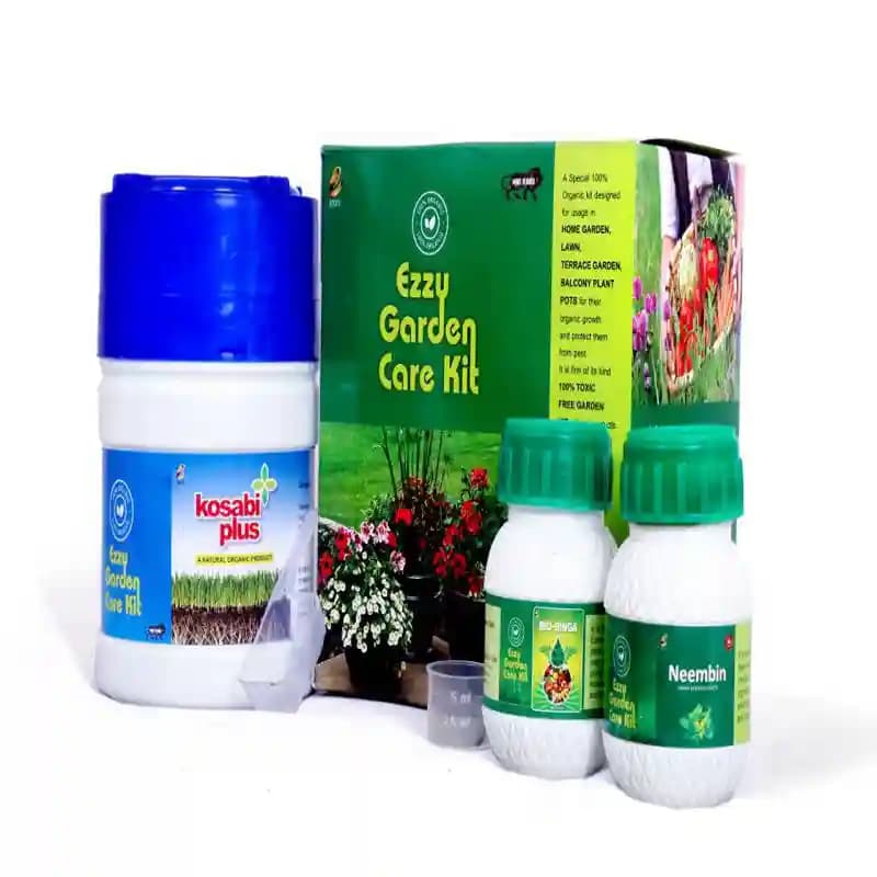 Ezzy Garden Care Kit for 50 Plants 100% ORGANIC Plant fertilizer with Humic Acid,Seaweed and Fulvic Acid,Neem extract pesticide and Moringa extract - Image 3