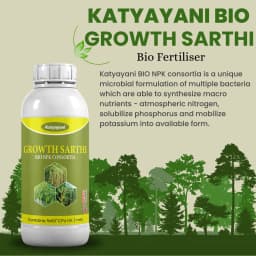 Katyayani Growth Sarthi Bio NPK Liquid Consortia Fertilizer, Premium Organic Blend For Enhanced Soil Health and Crop Yield 3