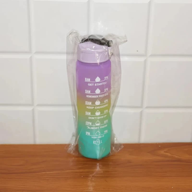 Water Bottle With Straw, BPA Free, Leakproof Gym Bottle - 900ml - Image 5