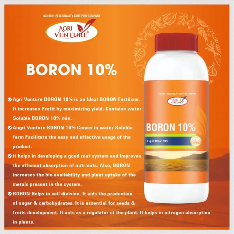 Agriventure BORON 10%, Water Soluble Fertilizer, Use For Vegetable and Fruits. - Image 2