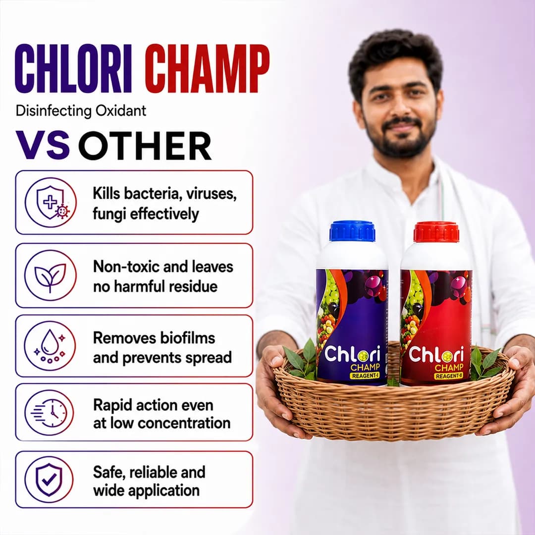 Chlori Champ Reagent I (500ml) And Chlori Champ Reagent II (500ml), Kills Pathogens Such As Fungi, Bacteria and Viruses. - Image 5