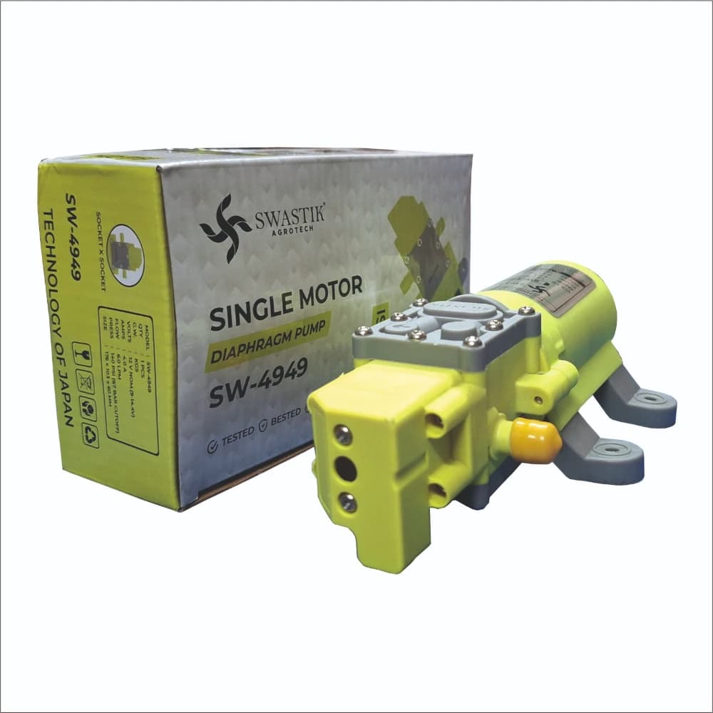 Radhe Agri SW-4949 Battery Sprayer Motor, Sprayer Pump Accessories, 140-PSI, 7-LPM, Efficient Use For Agriculture And Garden Sprayer - Image 2