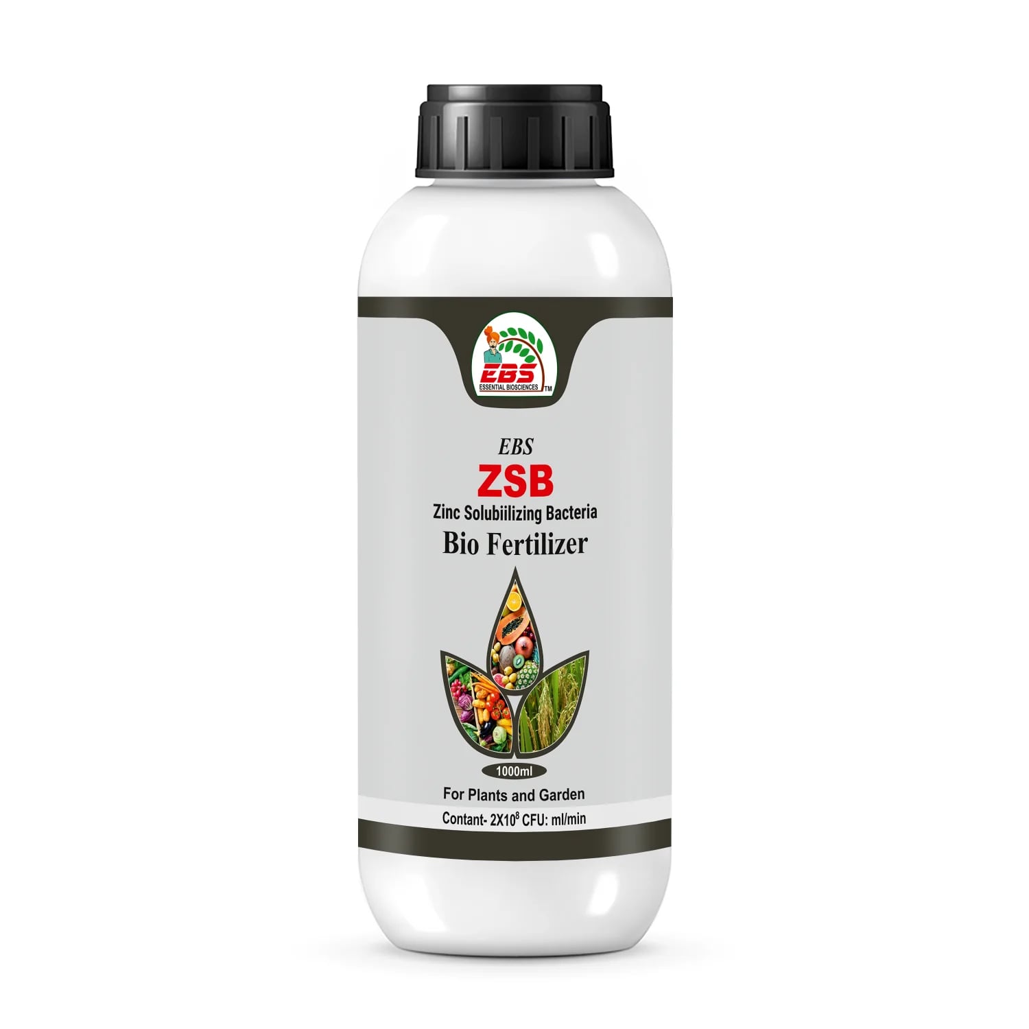 EBS Zinc Solubiilizing Bacterial Bio fertilizer (ZSB), For All Plants And Home Garden, Ecofriendly