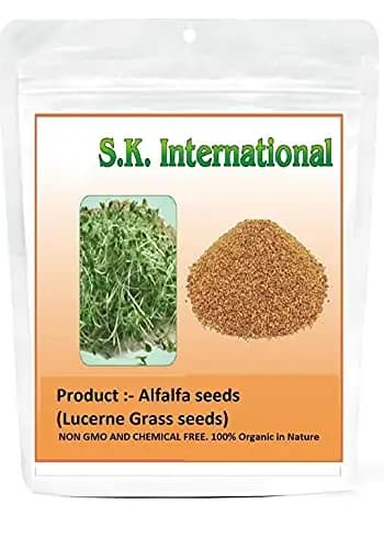 SK ORGANIC Combo Pack of (Clover Seeds + Radish Seeds + Alfalfa Seeds) Each for Sprouting and Cultivation - Image 2