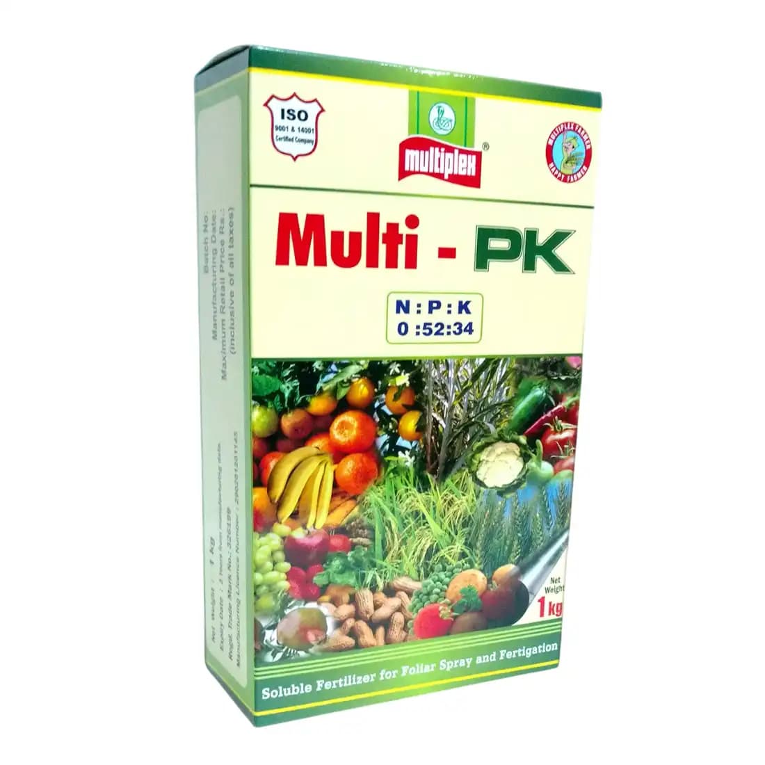 Multiplex Multi-Pk 00:52:34 Phosphorus And Potassium Fertilizer, 100% Water Soluble For All Crops - Image 1