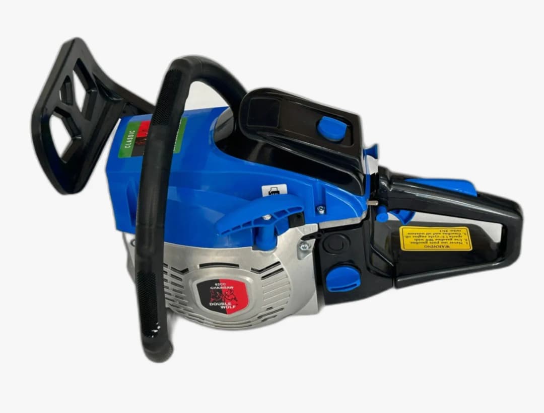 Double Wolf 62CC Heavy Classice Chainsaw, 2-Stroke Petrol Engine, Used In Forestry And Agricultural Work. - Image 6