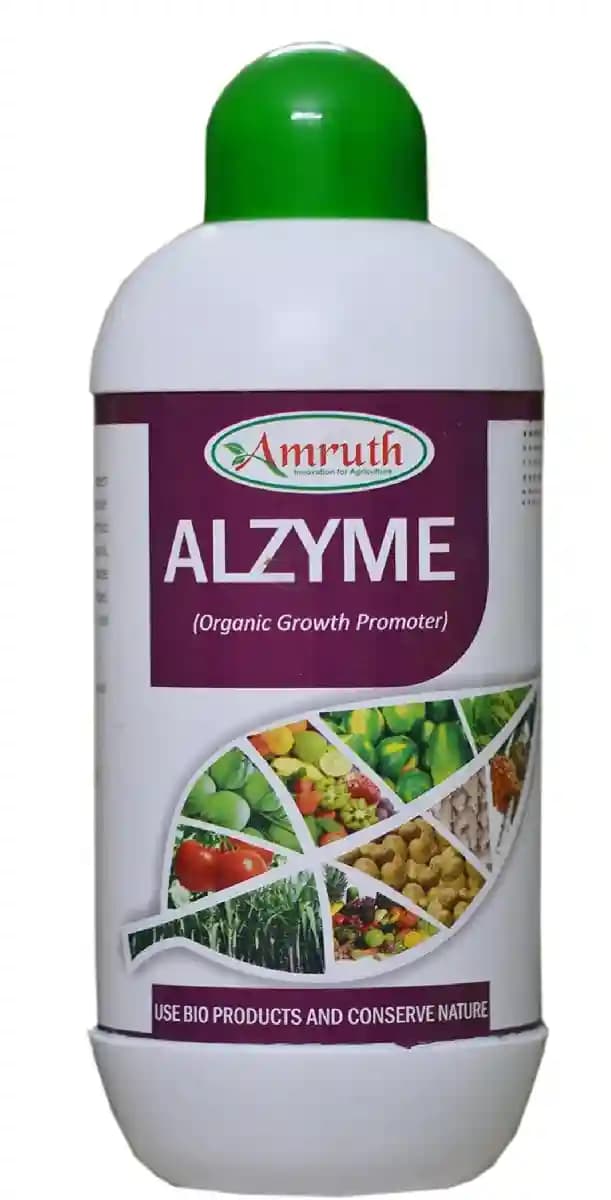 Amruth Organic ALZYME (Organic Growth Promoter) Promotes Better Vegetable and Reproductive Growth of All Crops - Image 1