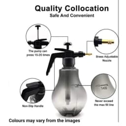 CropKraft Garden Sprayer, 1.5 Liter Capacity Round Pet, Ideal For Various Indoor And Outdoor Tasks. 4