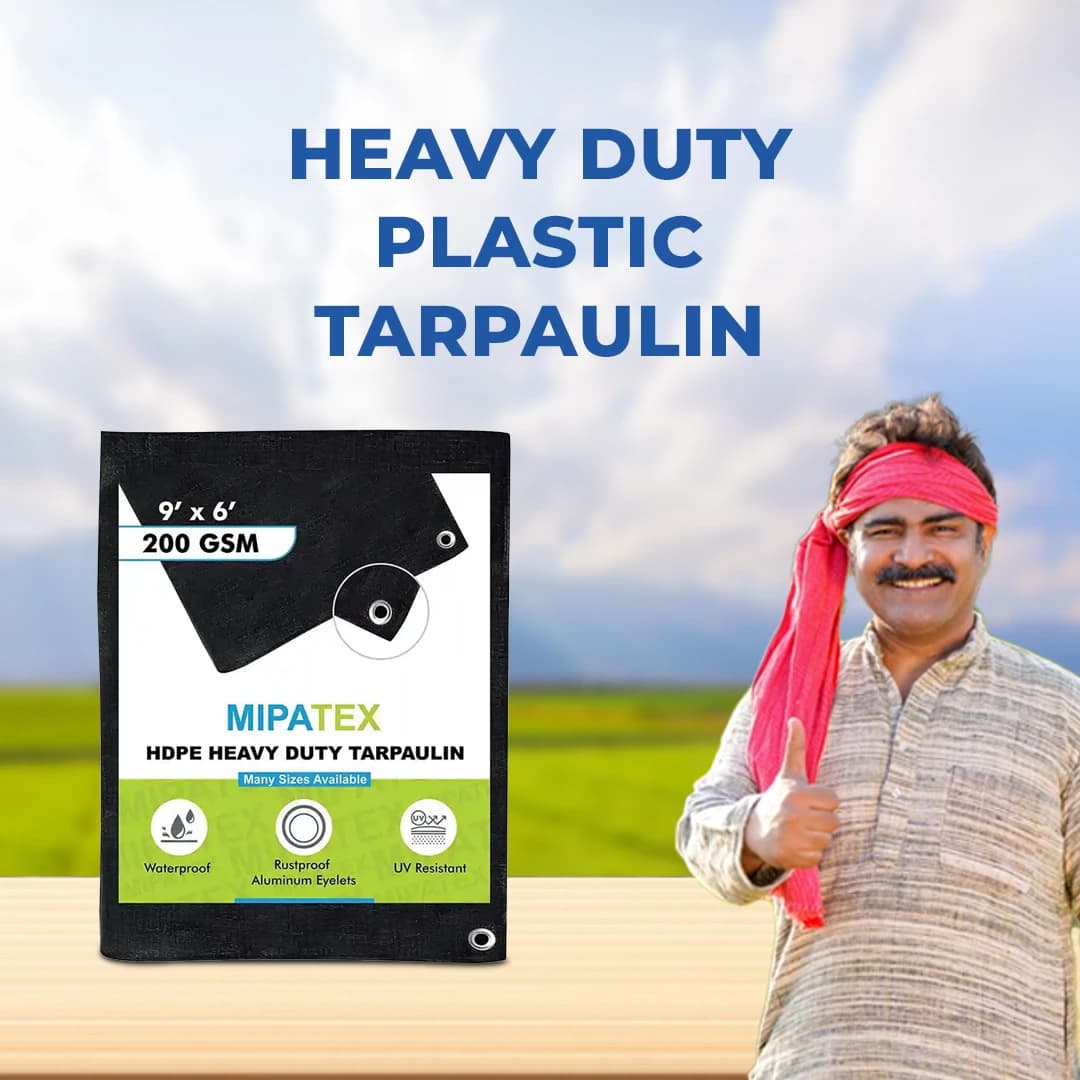 Mipatex Tarpaulin 200 GSM Waterproof Plastic Cover, Best And Multipurpose Use. - Image 5