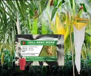 Active Ipm Funnel Trap + Spodoptera Frugiperda Pheromone Lure, Pest Control Tool For Fall Armyworm