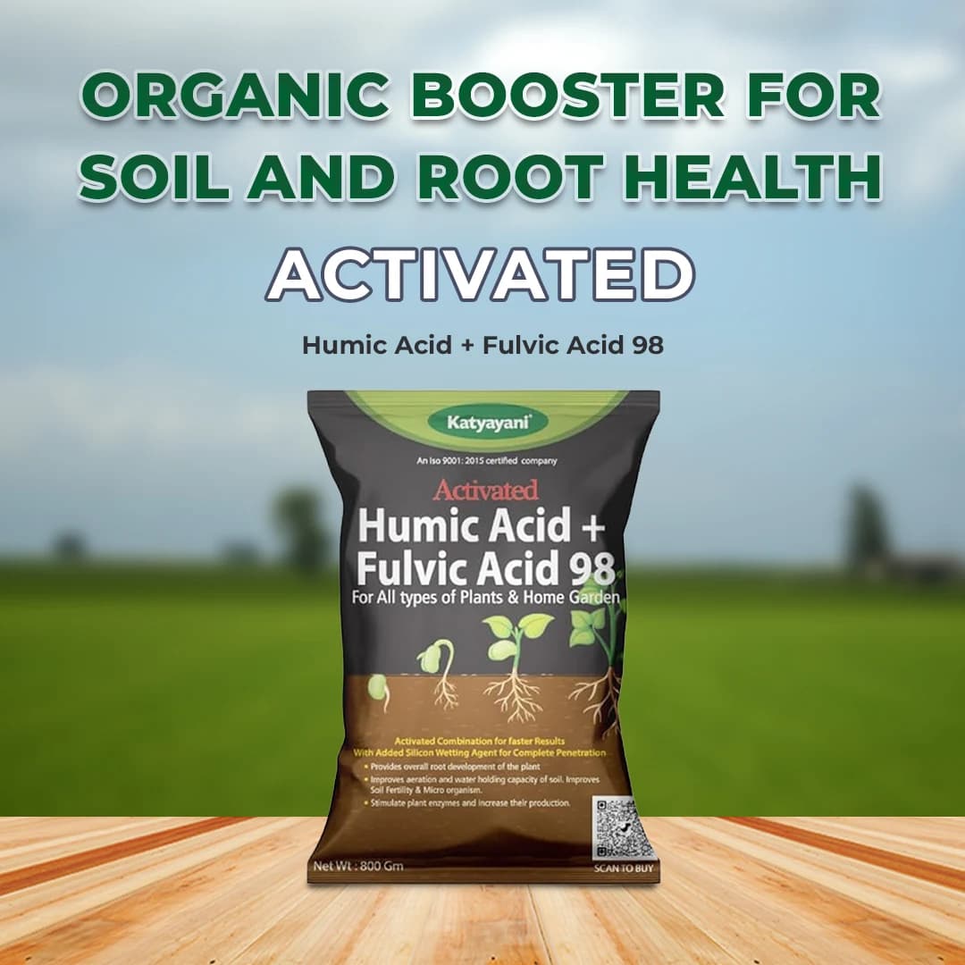 Katyayani Activated Humic Acid + Fulvic Acid Plants Fertilizer & Bio Enhancer with Silicon wetting Agent 100% Organic for Home Garden & Agriculture - Image 2