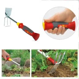 Wolf Garten Double Hoe (LN-2K), Comfortable Grip, Lightweight And Easy to Use 4