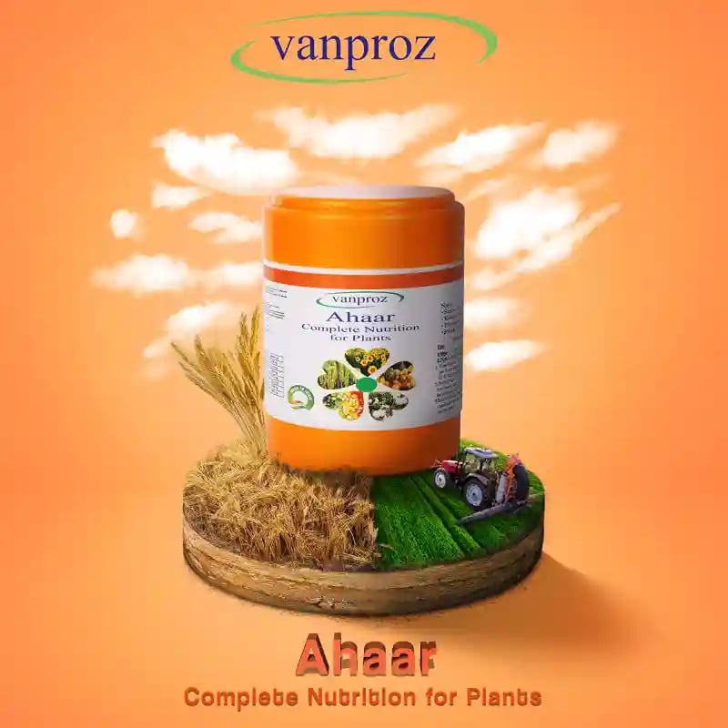 Vanproz Ahaar Plant Nutrition For All Crops (Powder), Best For Vegetative Growth, Increase Nodulation.