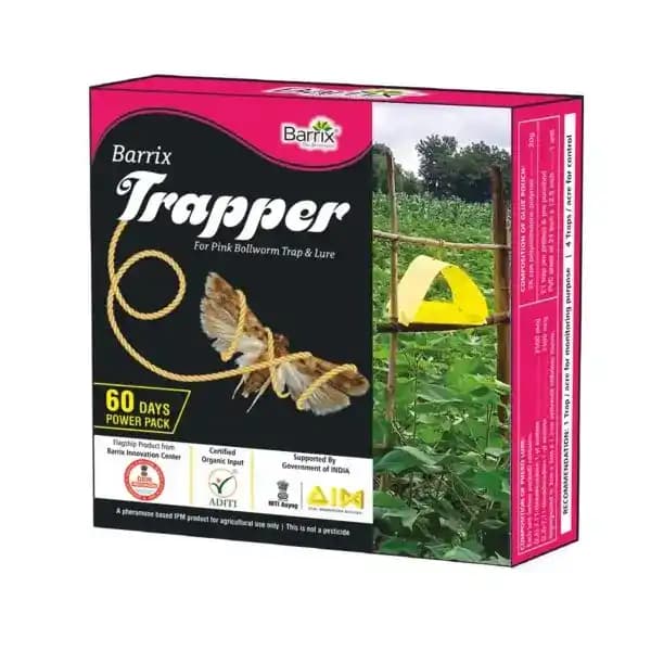 Barrix Trapper Pink Bollworm Pheromone Trap & Lure, Sustainable, Eco-Friendly Control Pest For Cotton And Okra - Image 6