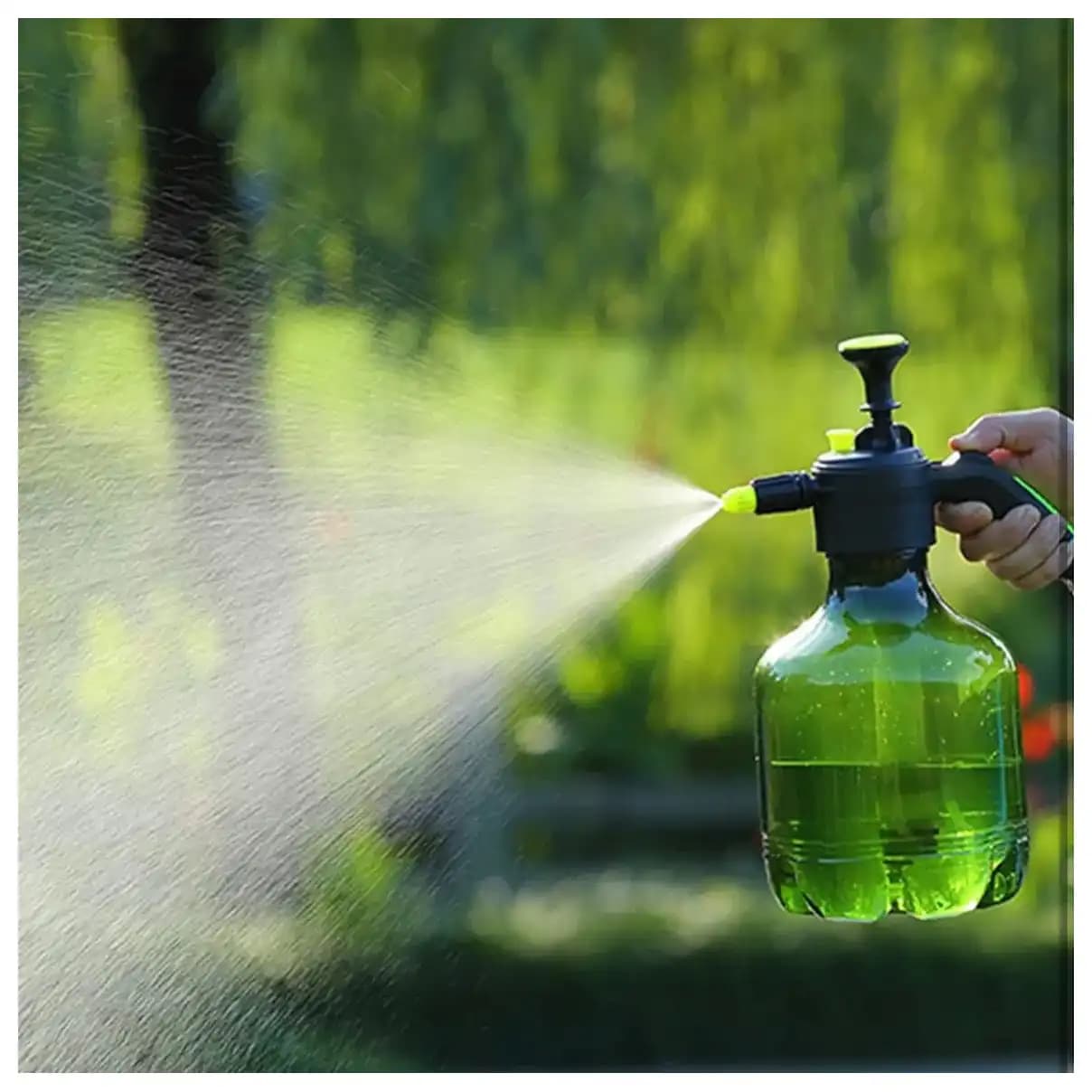 CropKraft Garden Sprayer 3 Liter Capacity, Ideal For Watering Plants, Cleaning Cars, Etc., Adjustable Trigger Spray For Precise Control - Image 3