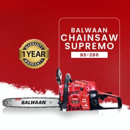 Balwaan BS-280 Supremo Chainsaw, 62cc Engine, 2 Stroke Petrol Operated, 1 Year Warranty 2