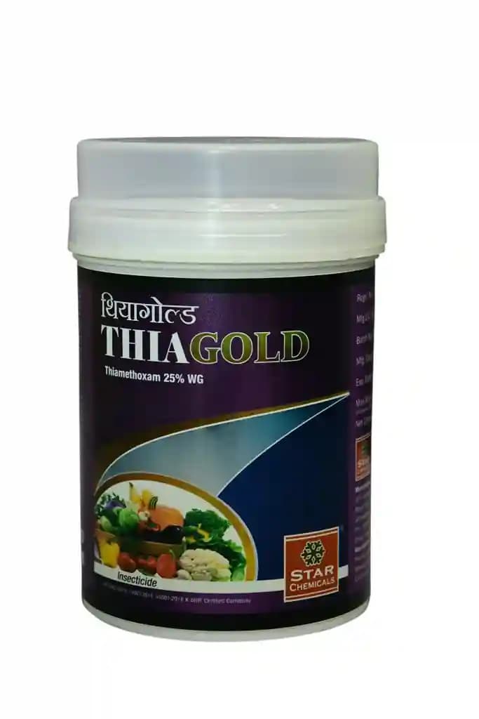 Startek Chemicals Thiagold Thiamethoxam 25% WG Useful For Rice, Cotton, Tomato, Brinjal, Potato, Use Against Brown Plant Hopper, Green Leaf, Thrips - Image 1