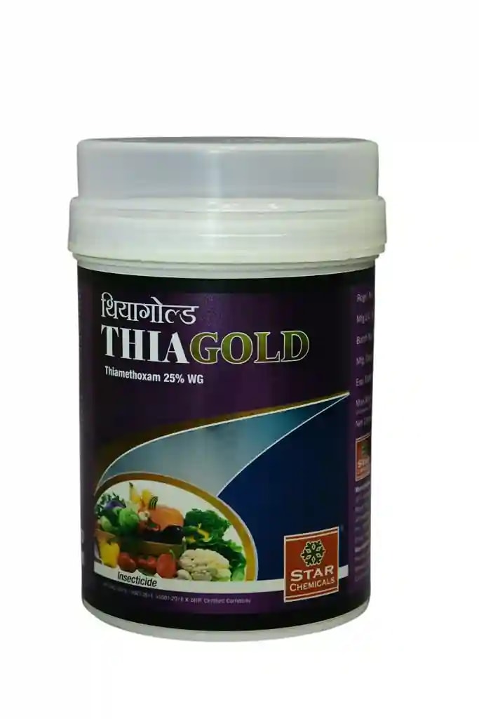 Startek Chemicals Thiagold Thiamethoxam 25% WG Useful For Rice, Cotton, Tomato, Brinjal, Potato, Use Against Brown Plant Hopper, Green Leaf, Thrips