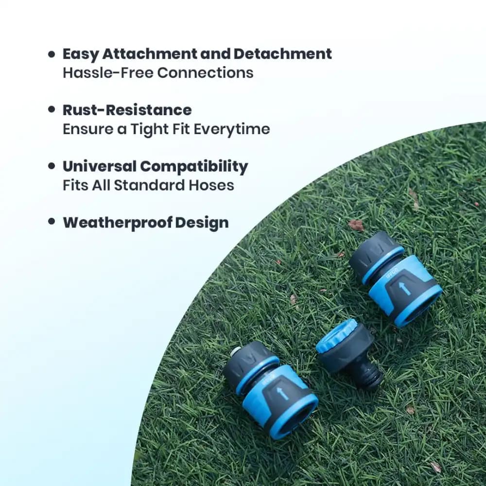 IFFCO Urban Garden Hose Spray Gun, Spray Patterns, Leak-Proof, Rust-Resistant Watering Spray Gun - Image 6