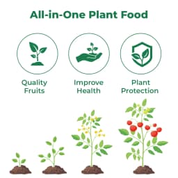 GACIL Enriched Multi Micronutrients Fertilizer Growth Booster for all Plants & Crops (100% Water Soluble Plant Food) 3