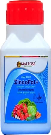 ZINCOFOL + Is a High Content of Amino Cheated Zinc Which Prevents and Cures Zn Deficiency