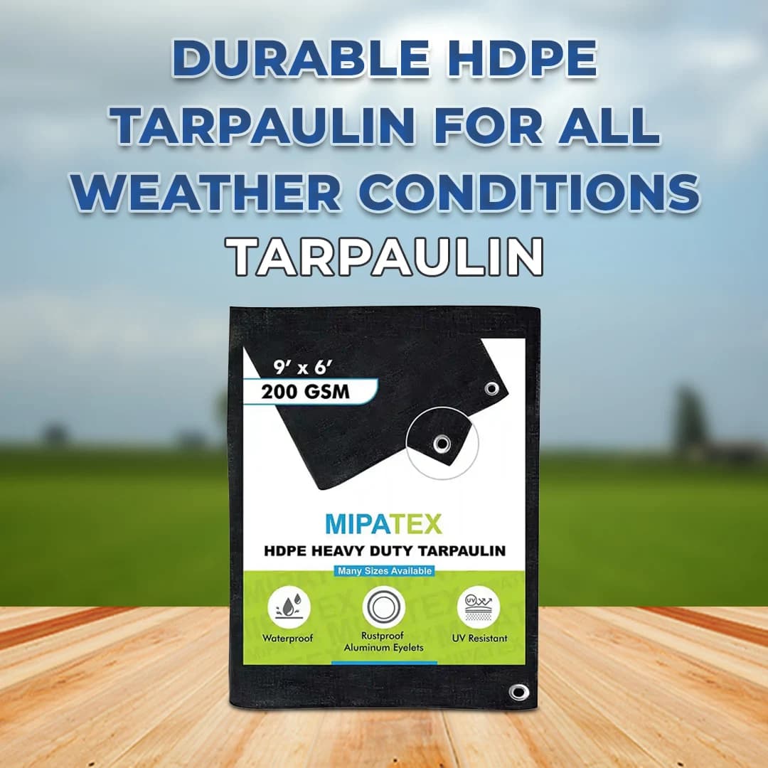 Mipatex Tarpaulin 200 GSM Waterproof Plastic Cover, Best And Multipurpose Use. - Image 2
