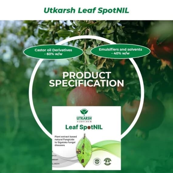 Utkarsh LeafspotNIL Plant Extract Based Natural Fungicide For Leaf Spot, Rust And Blight - Image 2