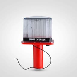 V-Sar Smart Zatka Light (Solar Live Light) Red LED, Waterproof Design, Sound for Farm Animal & Security Protection 3