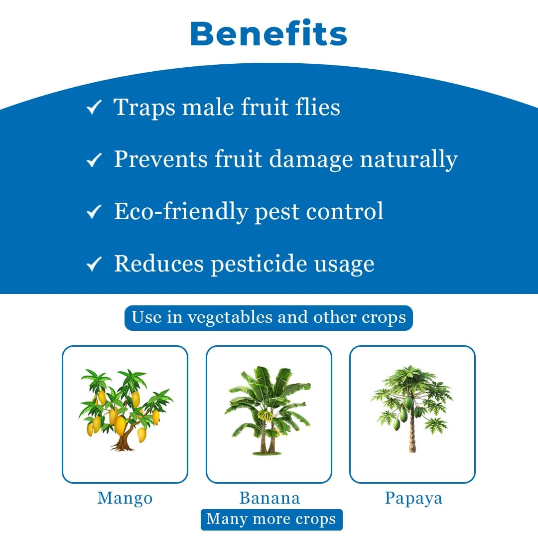 BACF Vector 360 Fruit Block Lures, Bactrocera Dorsalis, Bactrocera Zonata, Bactrocera Correcta Lures - Image 4