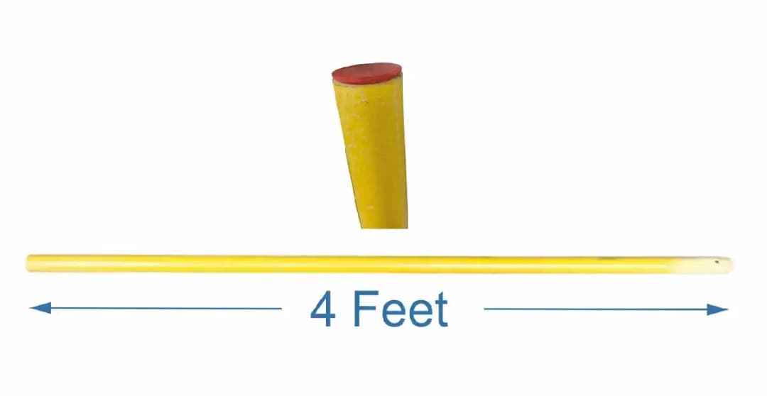 4 Feet Long Handle For Soil Miller, Soil Crumbler, Handle Only, FRP Material