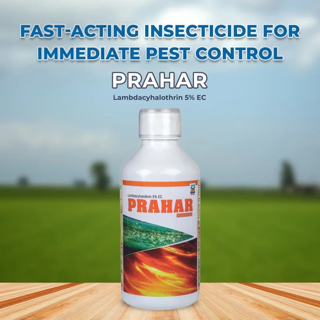 PRAHAR - Lambda Cyhalothrin 5% EC For Controls Sucking and Lepidopteron Pests in Various Crops. - Image 2