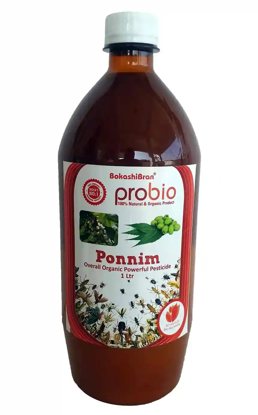 Ponnim Organic Powerful Pesticide Pungam oil & Neem oil (combination of natural seed oils of Pongamia pinnata and Azadirachta indica)