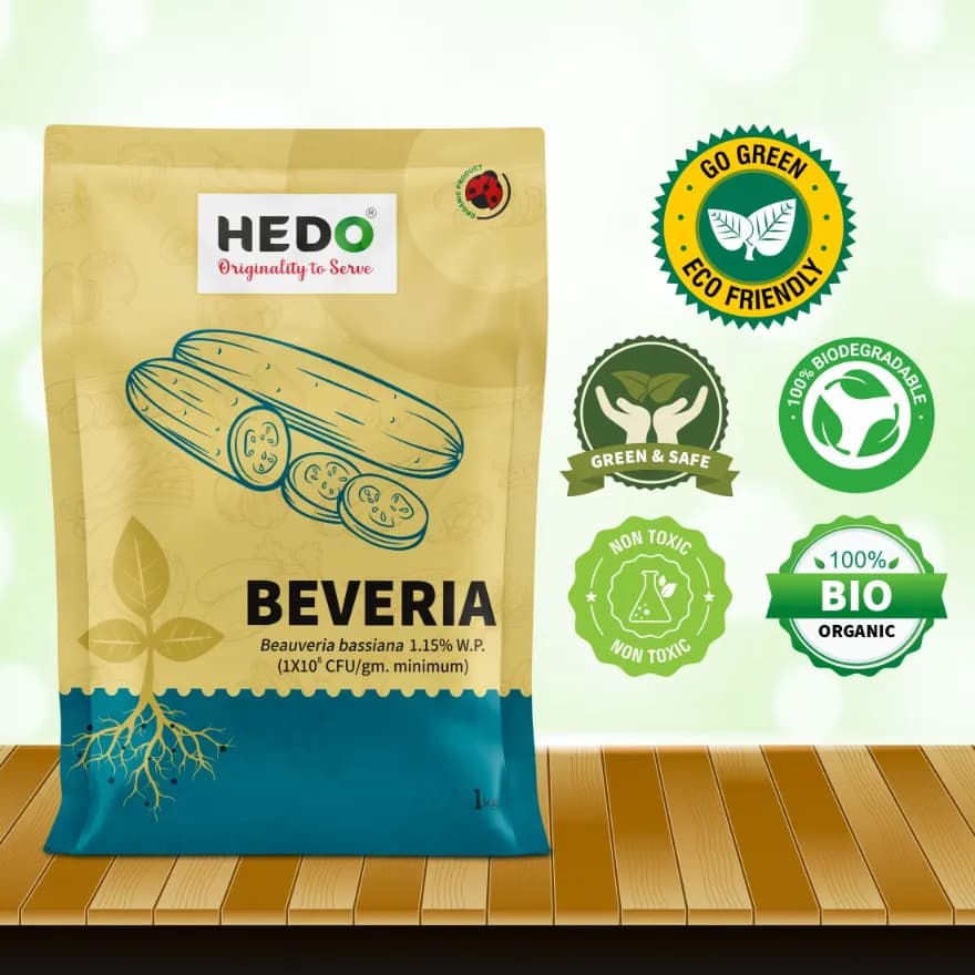 HEDO Beveria (Beauveria Bassiana 1.15% WP) Powder Bio Pesticide For Vegetables, Fruits & All Crops, Broad Spectrum Control - Image 11