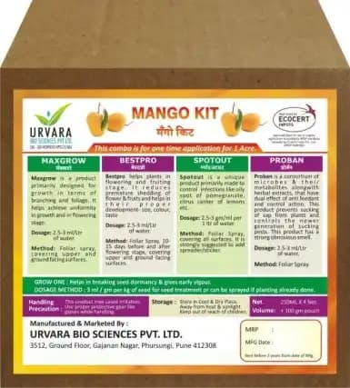 Mango Kit 100% Organic Collection Of Products For Growth, Flowering, Sucking Pest Controller - Image 2
