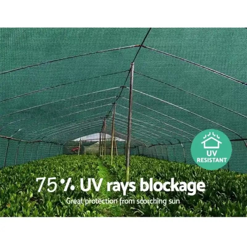 Risepect Enterprise 75% Green Shade Net, UV Stabilized For Plants, Balcony, Car Cover, Dust Protection (Green) - Image 4