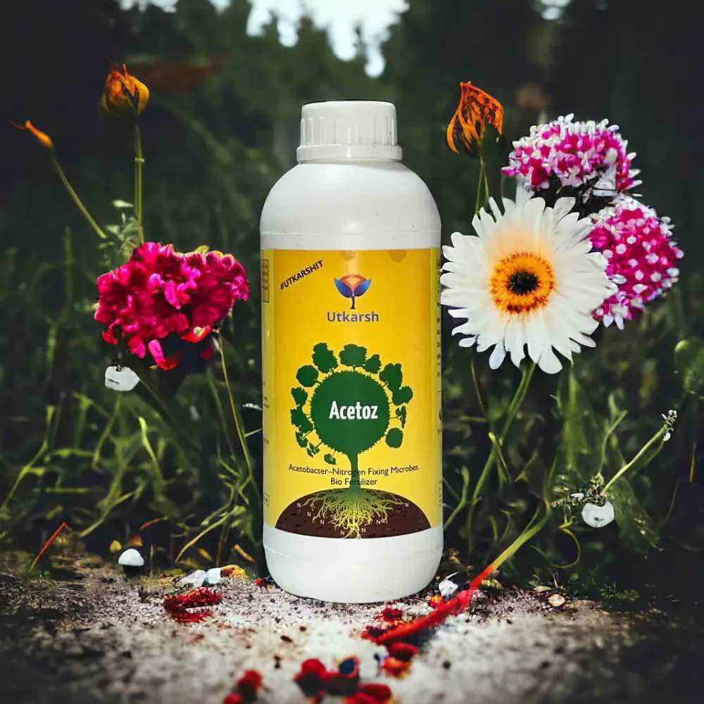 Utkarsh Acetoz (Acetobacter Nitrogen Fixing Microbes) Bio Fertilizer, Cost-Effective, Increases Yield and Nutrient Uptake - Image 5