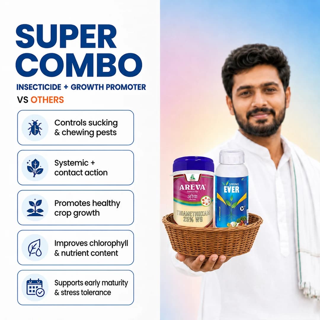 AgriBegri Super Combo (Areva 250 Gm + Spring Ever 1 Ltr) Plant Growth And Pest Control For Healthy Crops - Image 7