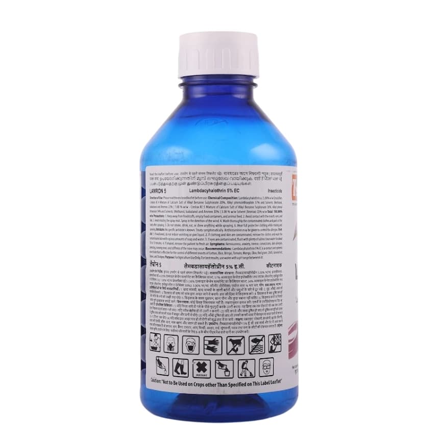 Titan Agritech LAMRON 5 Lambda-Cyhalothrin 5% EC Insecticide, Effective Pest Control In Crops - Image 2