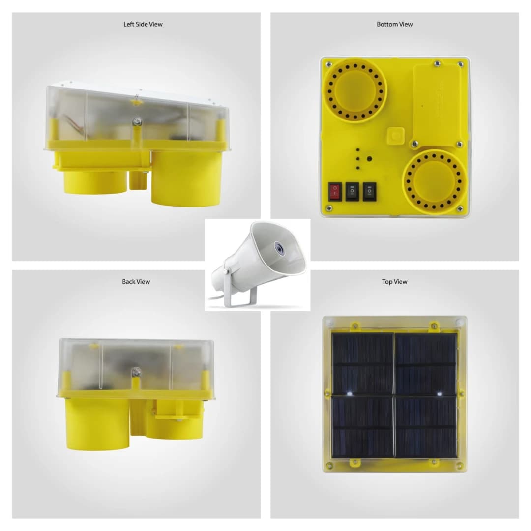 Radhe Agri Solar Smart Animal Repellent Light, Flashing Red LED Light, Real Animal Audio Output, Day & Night Sensor - Image 7